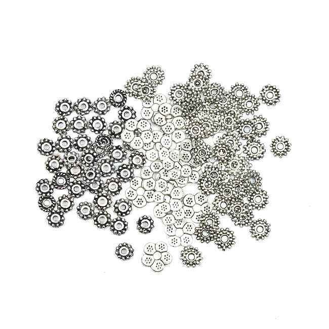 Spacer set silver
