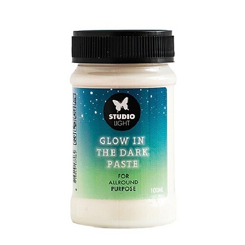 Glow in the dark paste studio light