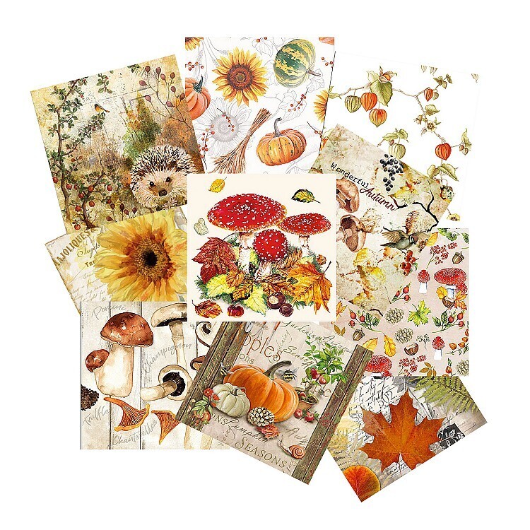 Servetten set  Herfst 10 stuks