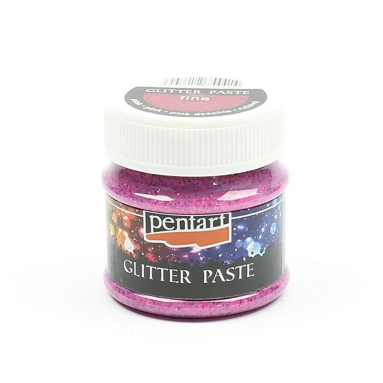 Pentart glitter paste pink