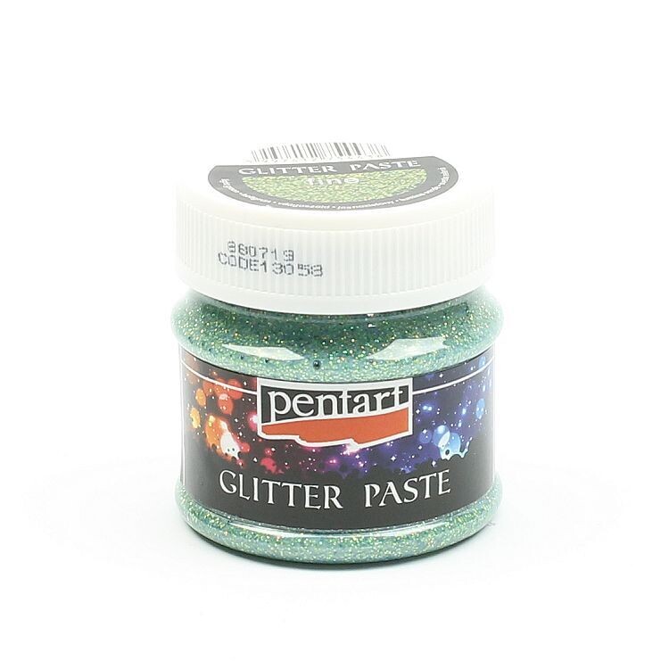 Pentart glitter paste light green