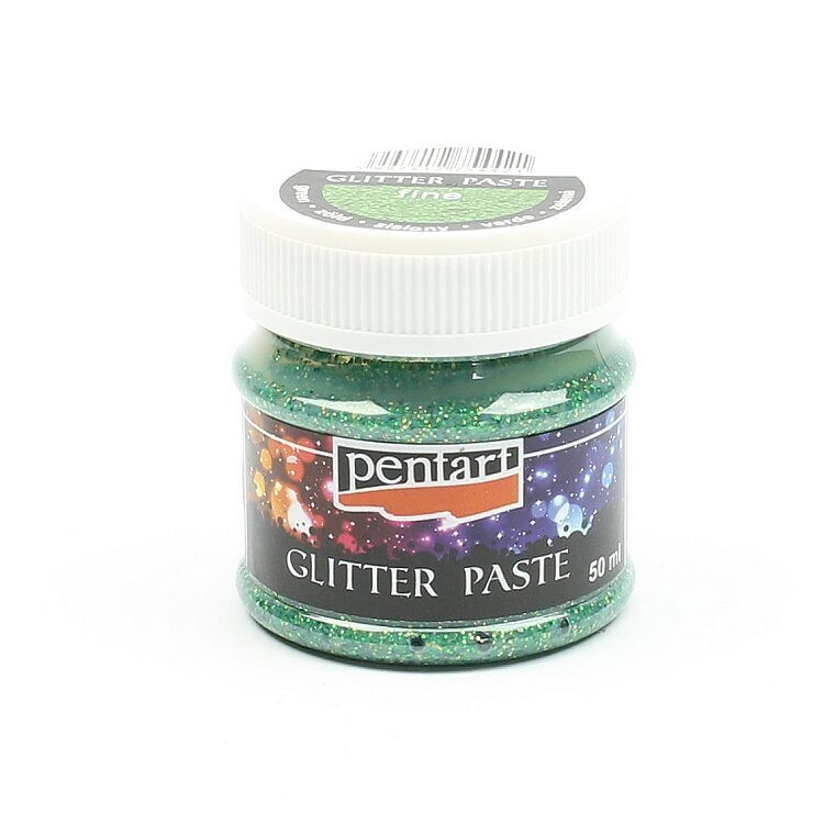 Pentart glitter paste green