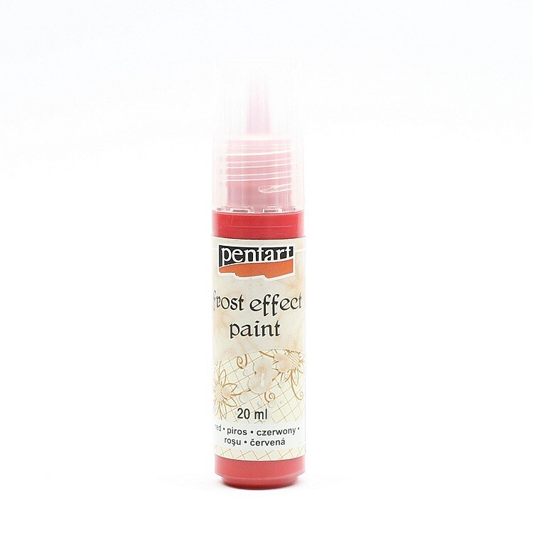 Pentart Frost effect paint red