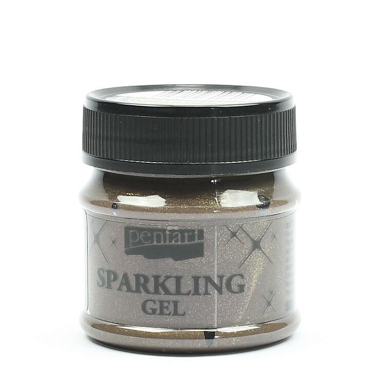 Pentart sparkling gel thorn gold