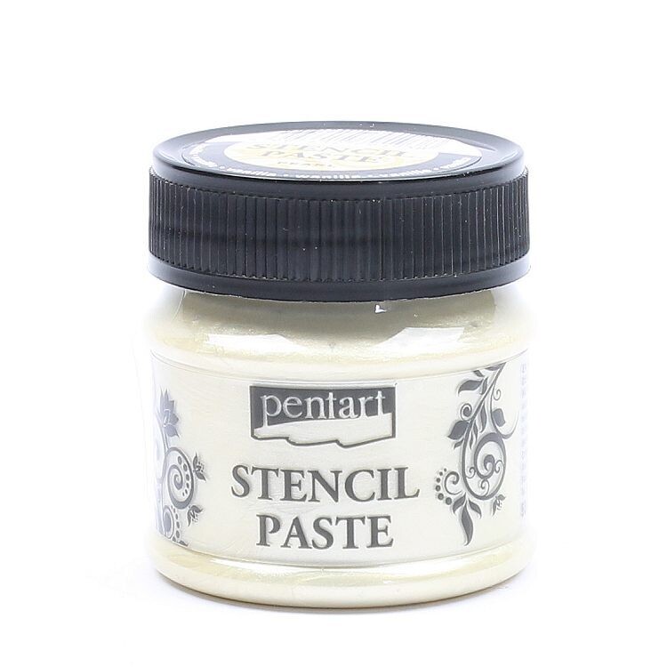 Pentart stencil paste vanilla