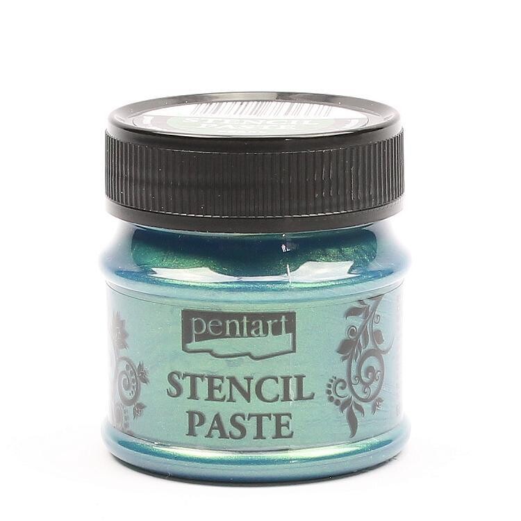 Pentart stencil paste green