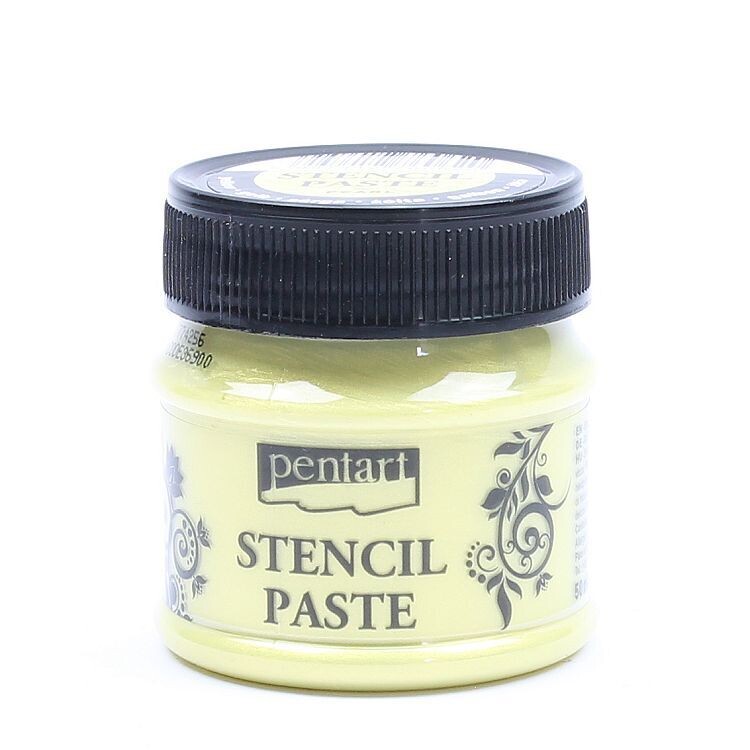 Pentart stencil paste yellow