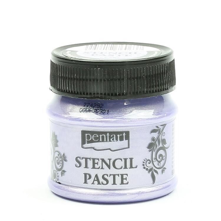 Pentart stencil paste lilac