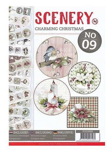 Push out boek scenery charming christmas