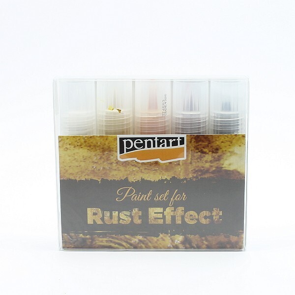 Rust effect paint set