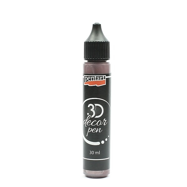 3D decor pen red copper