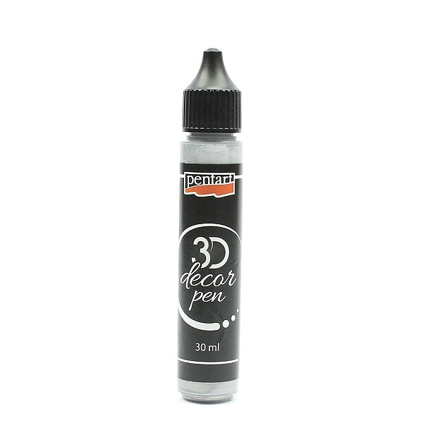 3D decor pen silver
