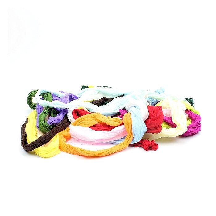 Nylon set effen kleuren