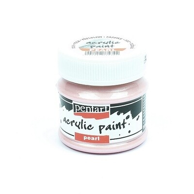Pentart acrylic paint pearl rose