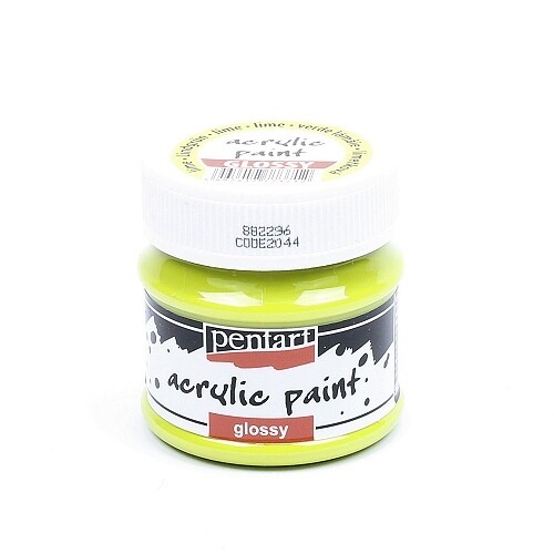 Pentart acrylic paint glossy lime