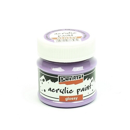 Pentart acrylic paint glossy violet gillyflower