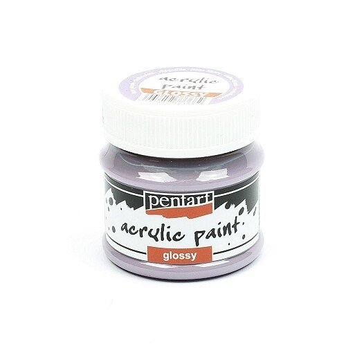 Pentart acrylic paint glossy light purple