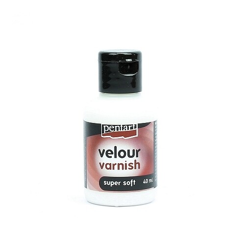 pentart velour varnish