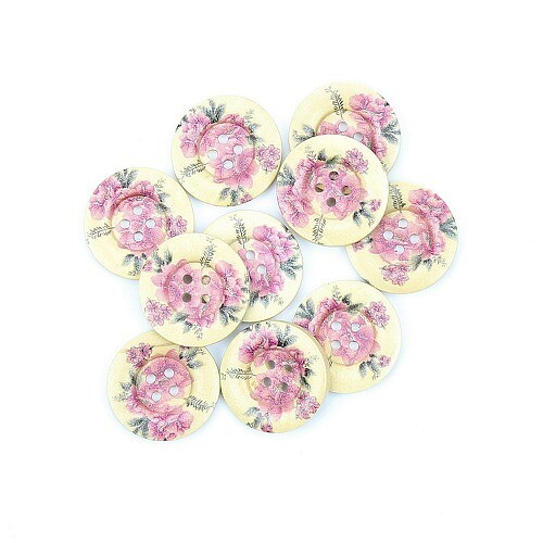 Knopen set bloemen