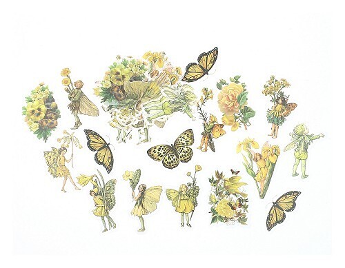 flower fairy sticker set