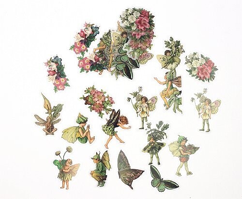 flower fairy sticker set