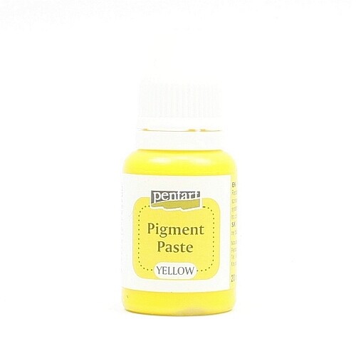 Pigment pasta geel