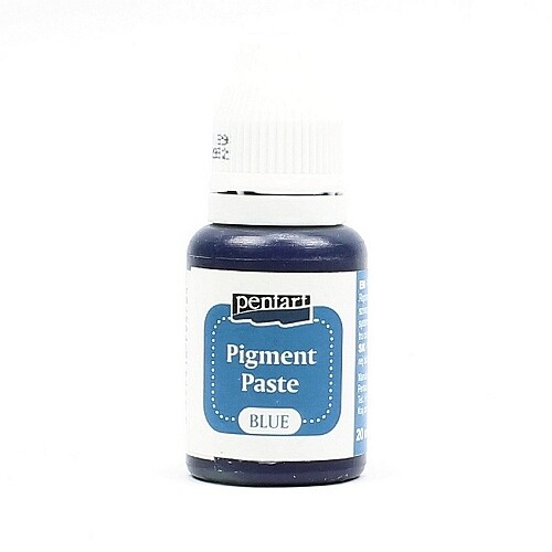 Pigment pasta blauw