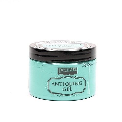 Antiquing gel patina green