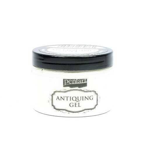 Antiquing gel patina white