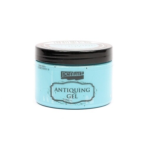 Antiquing gel patina blue