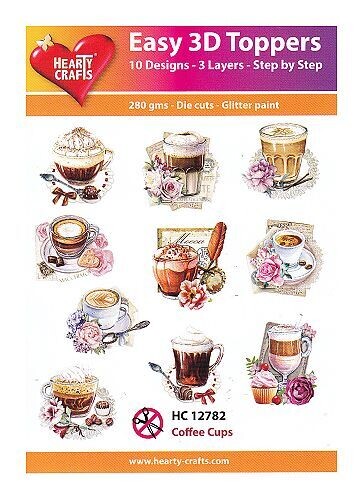 Easy 3D Toppers Coffee cups