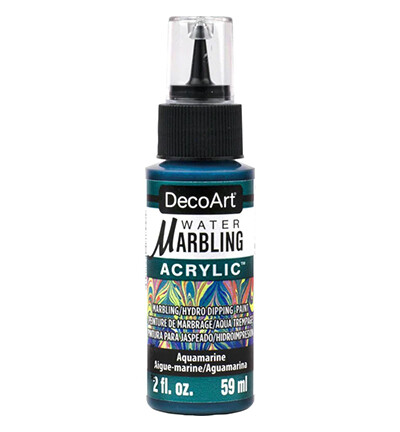 Water marbling paint DecoArt aquamarine