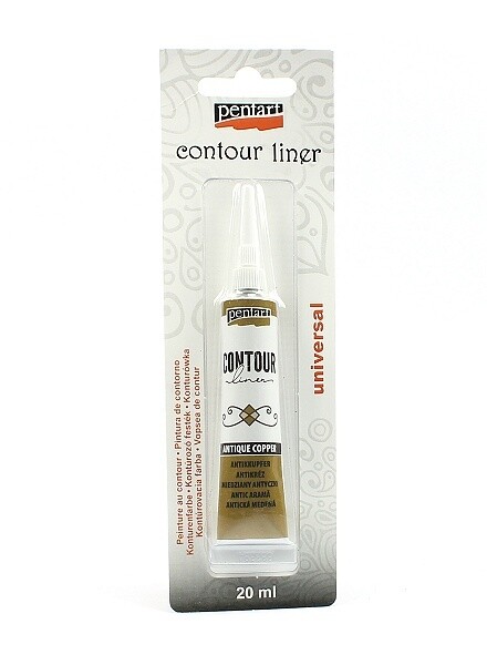 Contour liner pentart antique copper