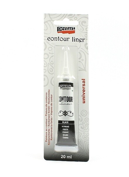 Contour liner pentart black