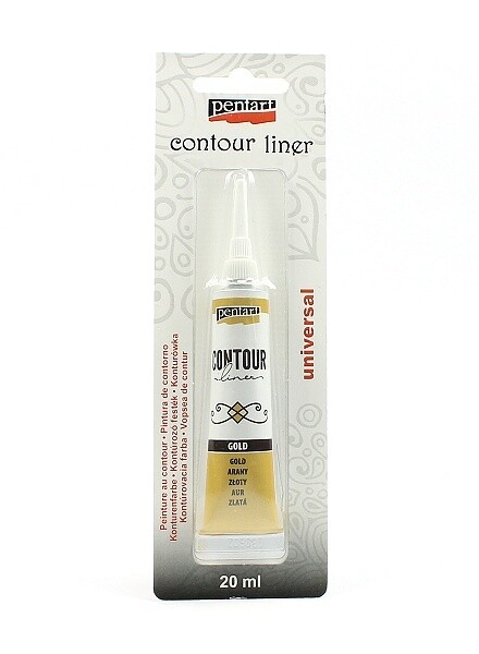 Contour liner pentart gold