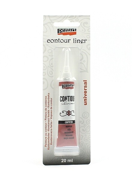 Contour liner pentart copper