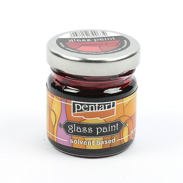 Pentart Glass paint red wine