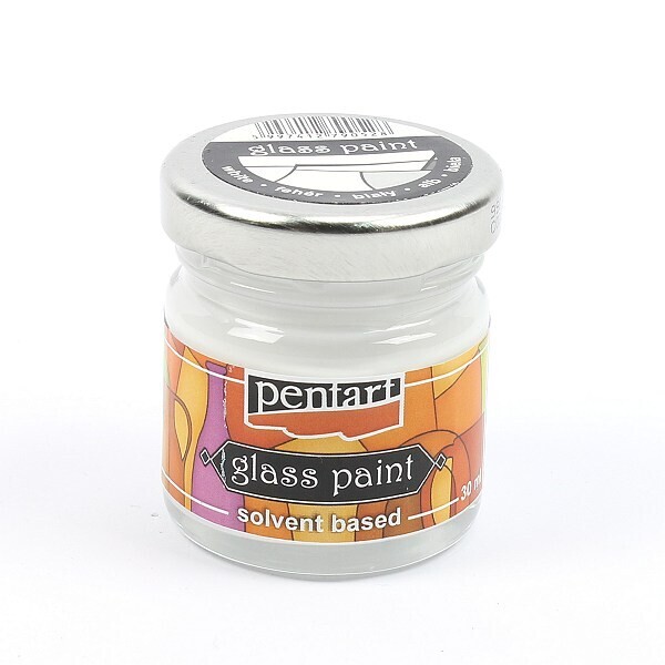 Pentart Glass paint white