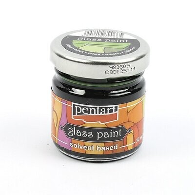 Pentart Glass paint olive