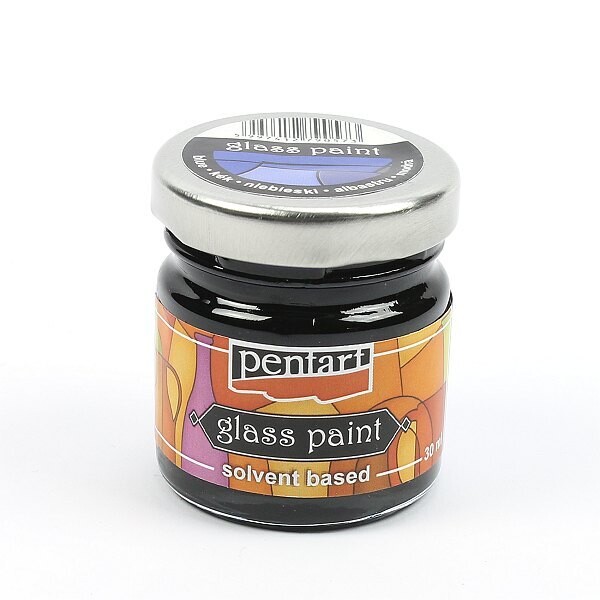 Pentart Glass paint blue