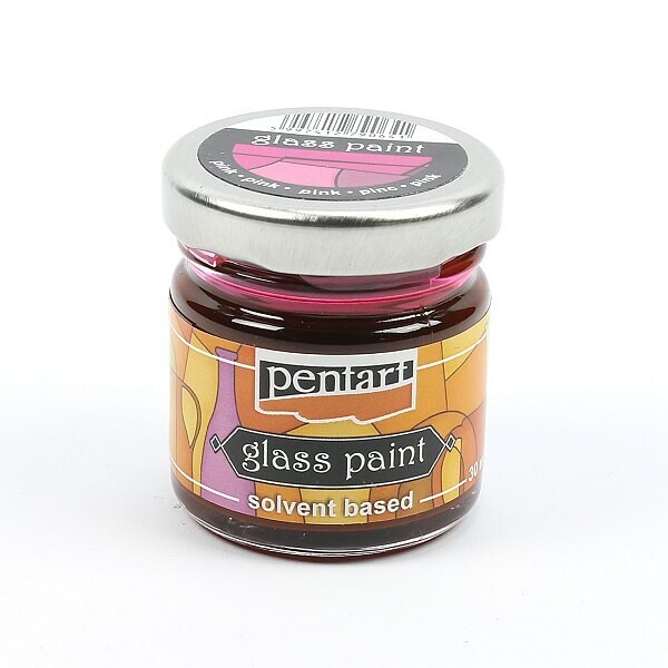 Pentart Glass paint pink