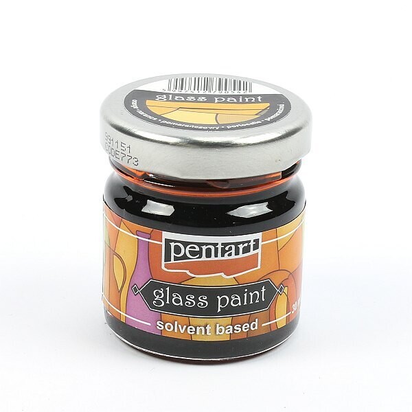 Pentart Glass paint orange