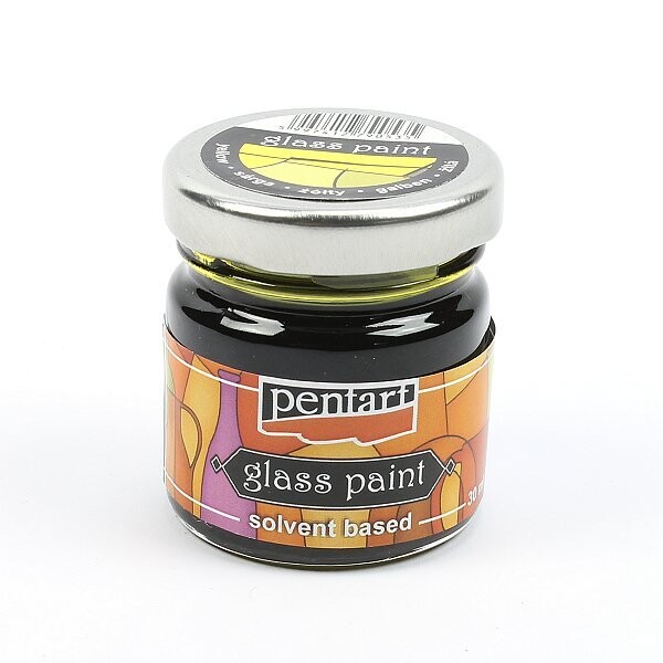 Pentart Glass paint yellow