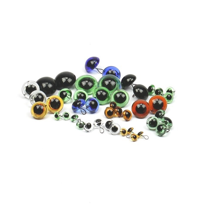 Glas oogjes set