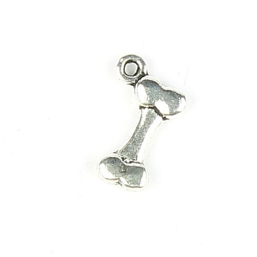 Charms dog bone 4 pcs