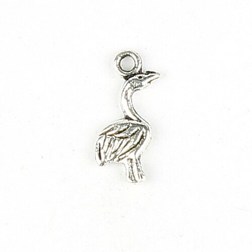 Charms heron 4 pcs