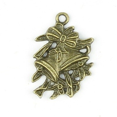 Charmes Cloches de Noël 2 pièces