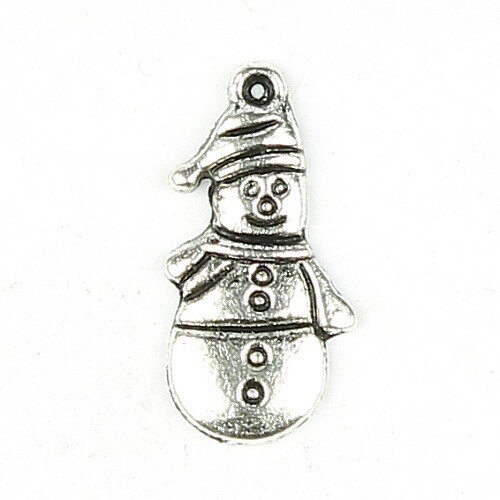 Charmes bonhomme de neige 2 pièces