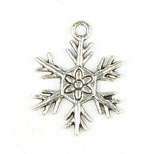 Charmes flocon de neige 2 pièces