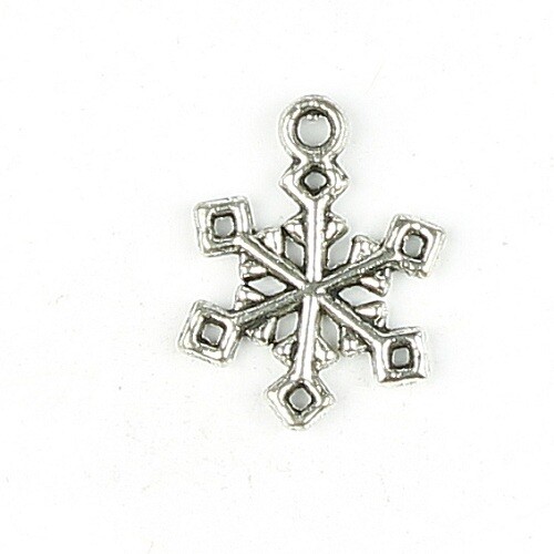 Charmes flocon de neige 2 pièces